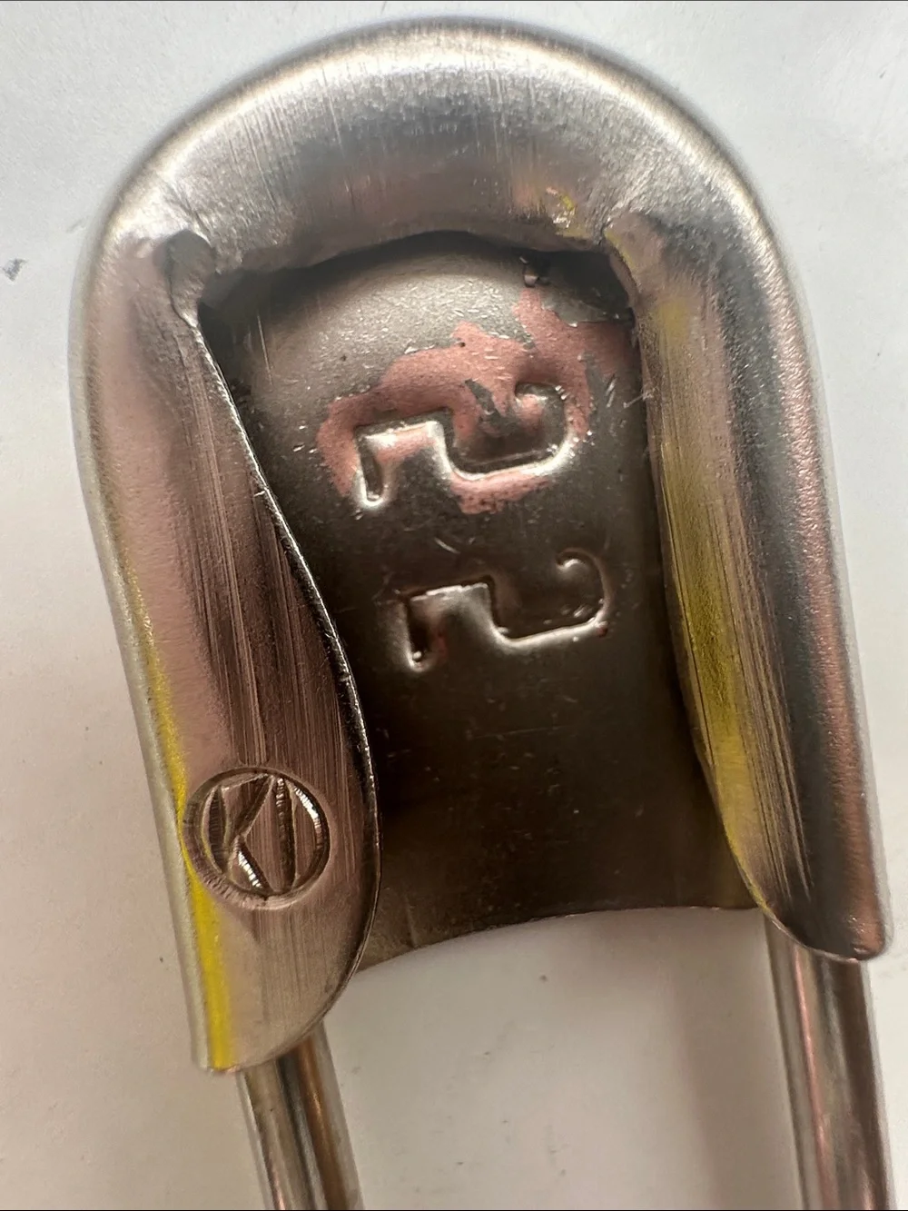 Vintage K1 Large Laundry Safety Pin with the #55